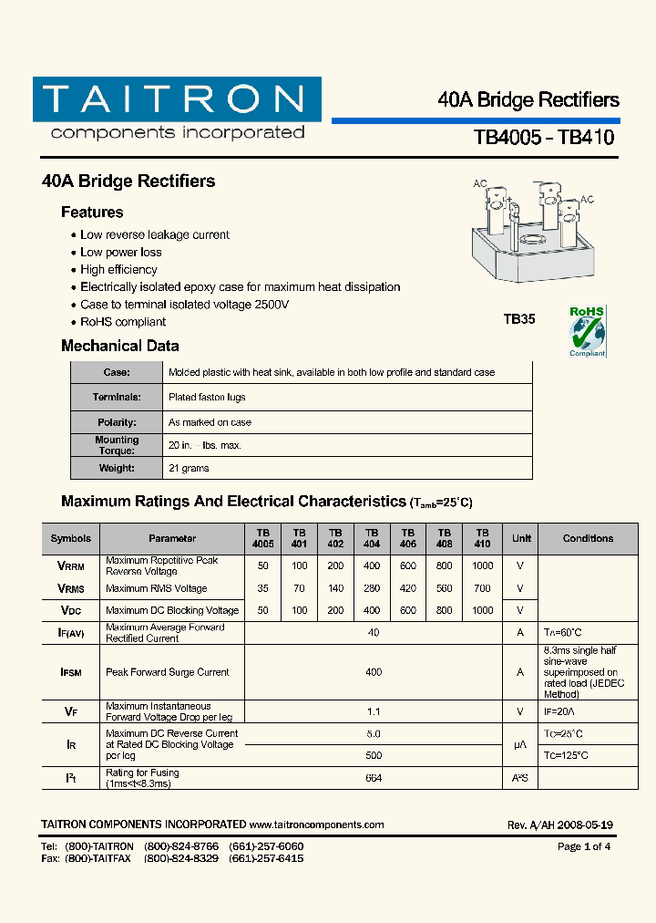 TB4005_5045853.PDF Datasheet