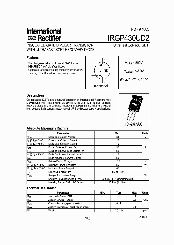 IRGP430UD2_5072473.PDF Datasheet