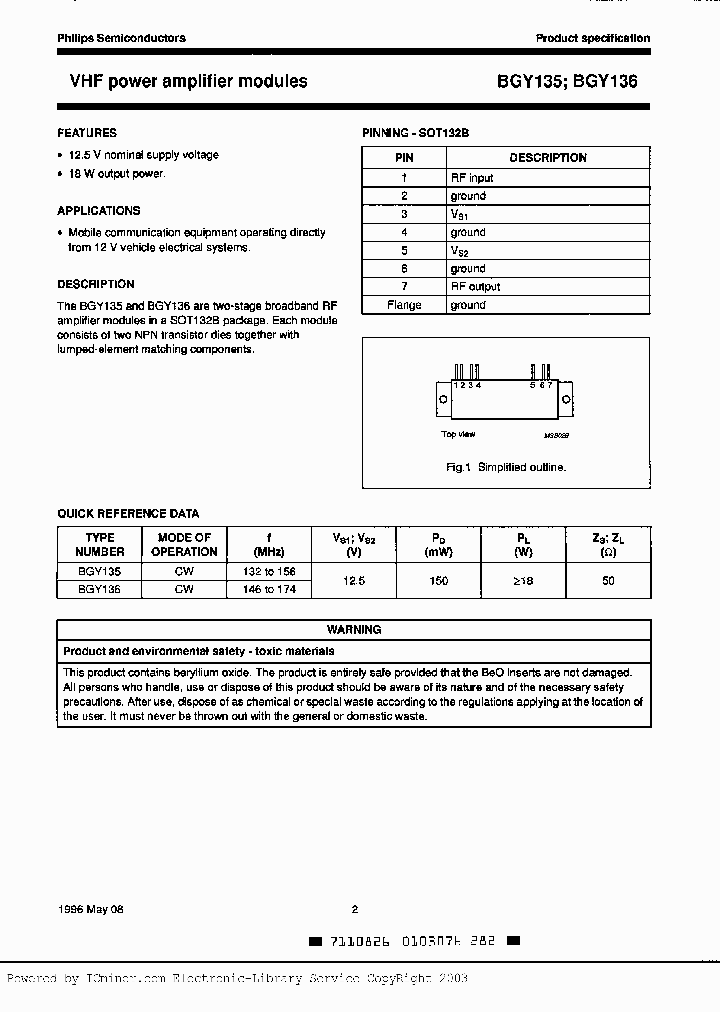 BGY135_5111415.PDF Datasheet