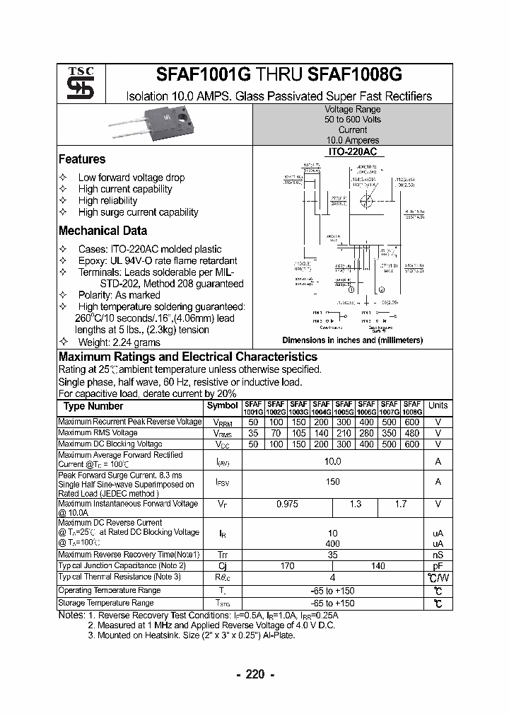 SFAF1003G_5153337.PDF Datasheet