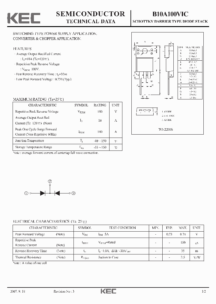 B10A100VIC07_5153166.PDF Datasheet