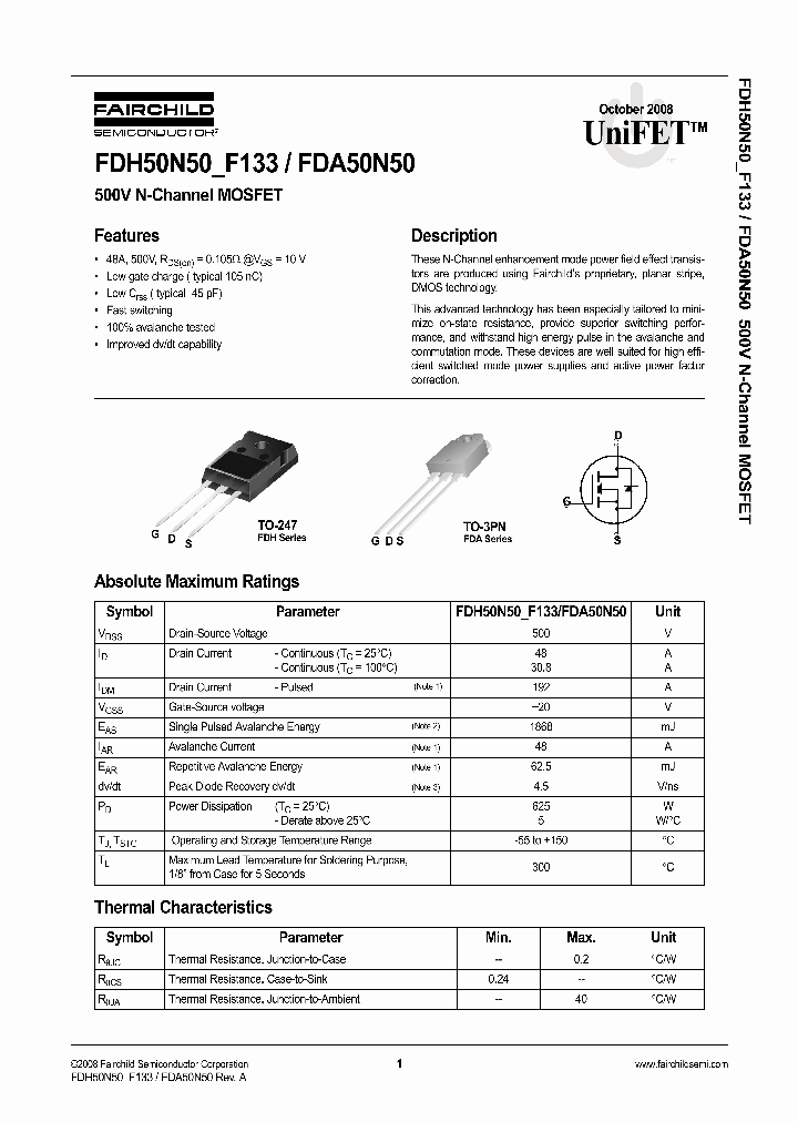 FDH50N50F133_5175594.PDF Datasheet