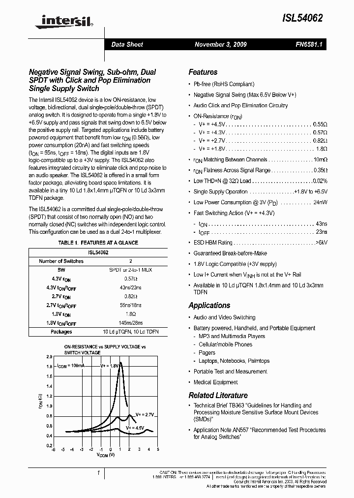 ISL54062_5191809.PDF Datasheet