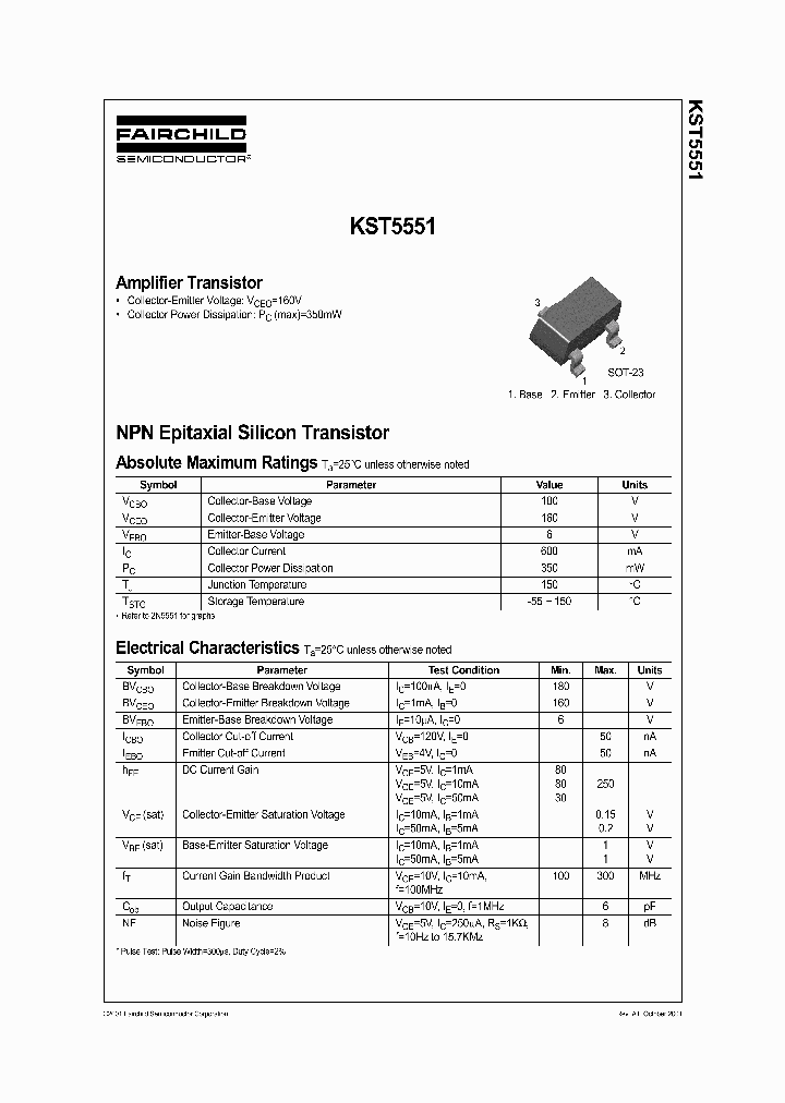 KST5551MTFNL_5202251.PDF Datasheet