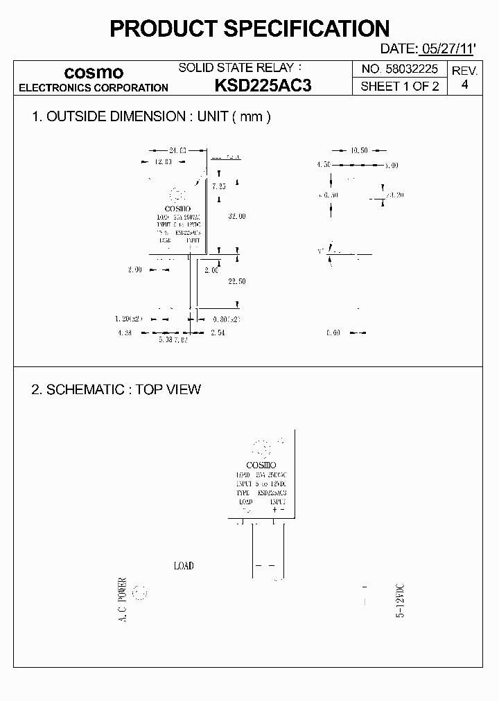 KSD225AC311_5207880.PDF Datasheet