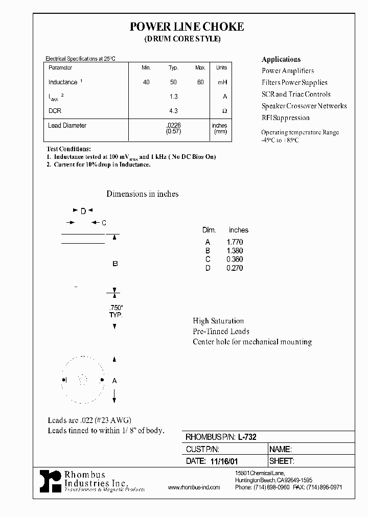 L-732_5211682.PDF Datasheet