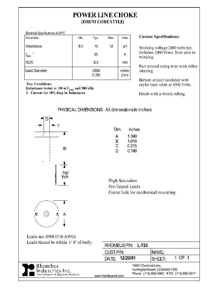 L-733_5211683.PDF Datasheet