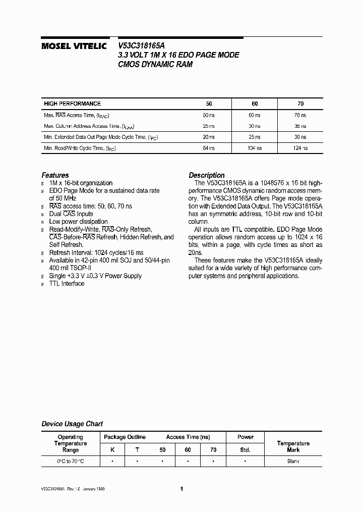 V53C318165A50_5224893.PDF Datasheet