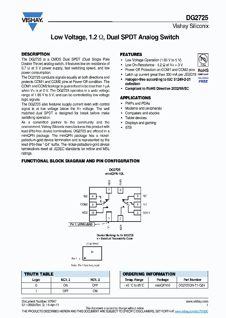 DG2725DN-T1-GE4_5237079.PDF Datasheet