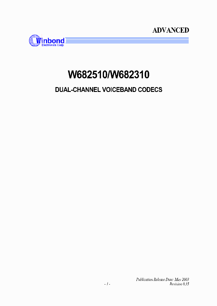 W682510_5238277.PDF Datasheet