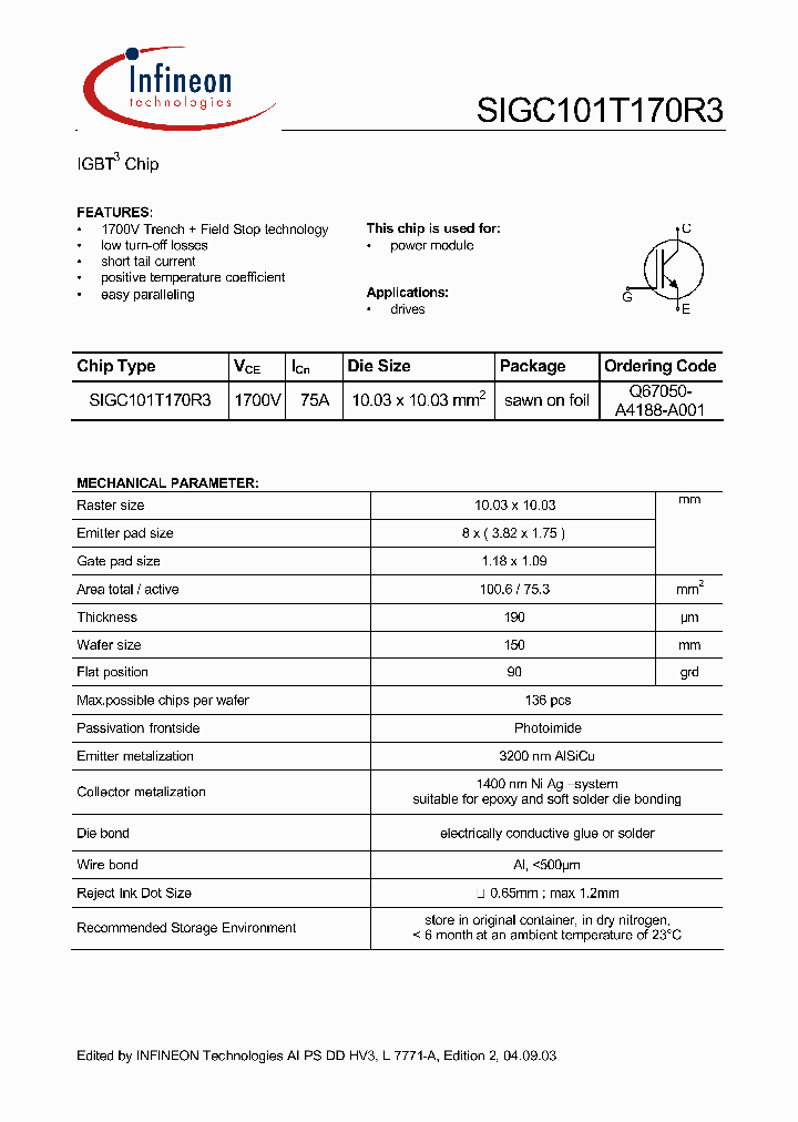 SIGC101T170R3_5254476.PDF Datasheet