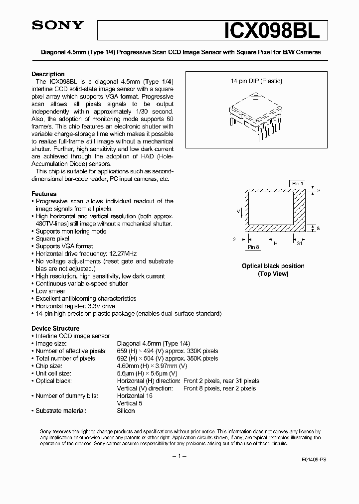 ICX098BL_5256355.PDF Datasheet