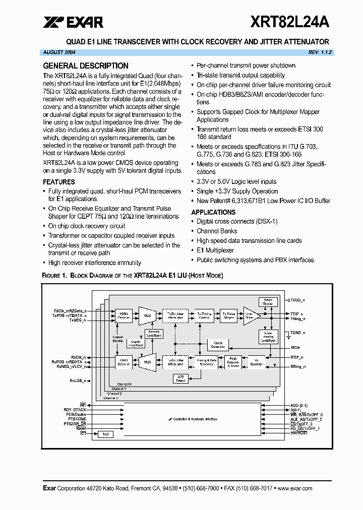 XRT82L24AIV_5259871.PDF Datasheet