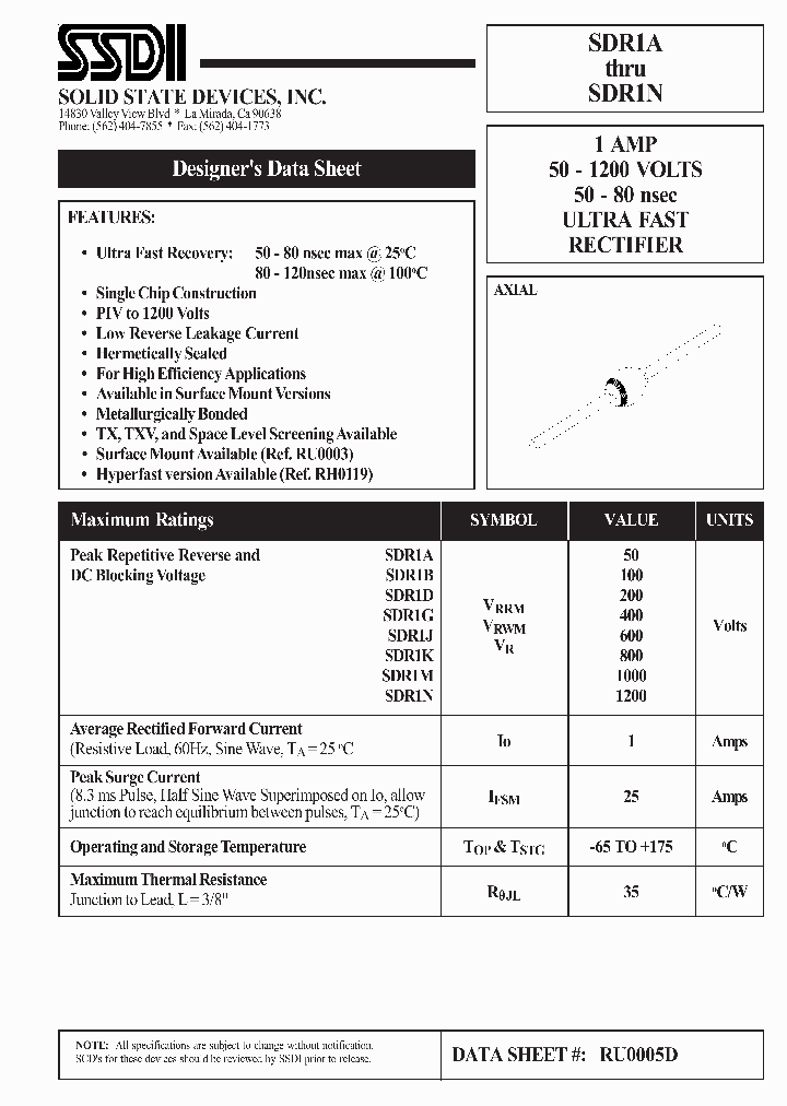 SDR1A_5309547.PDF Datasheet