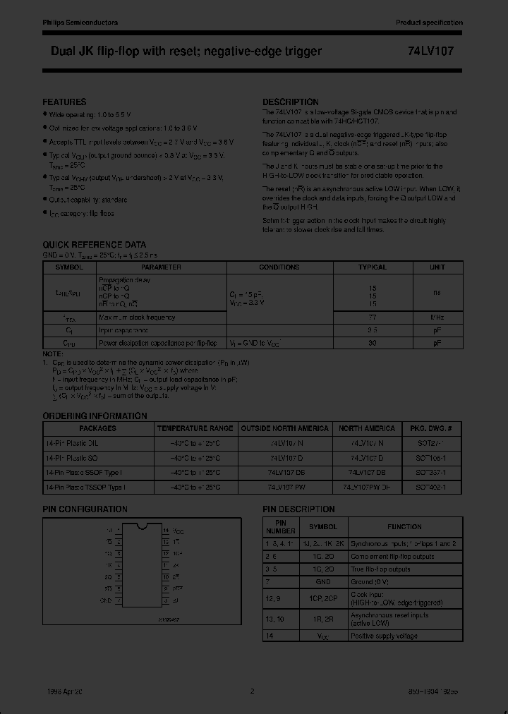 74LV107DB-T_5313646.PDF Datasheet