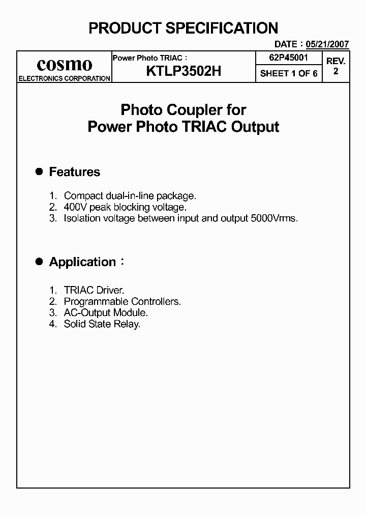 KTLP3502H_5317570.PDF Datasheet