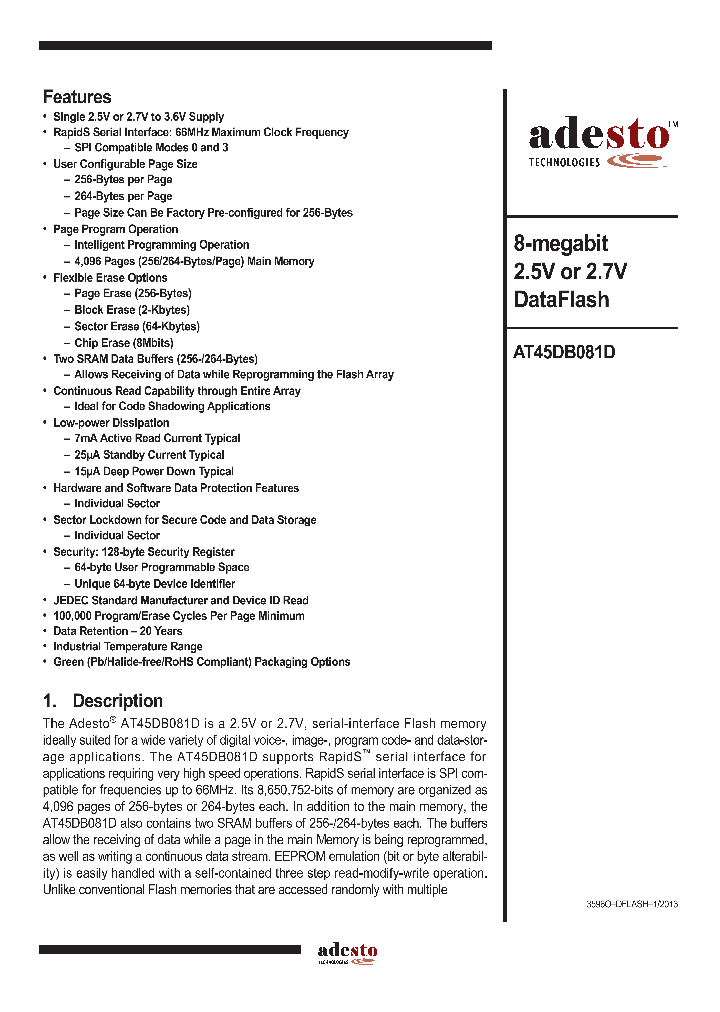 AT45DB081D-SU-25_5319269.PDF Datasheet