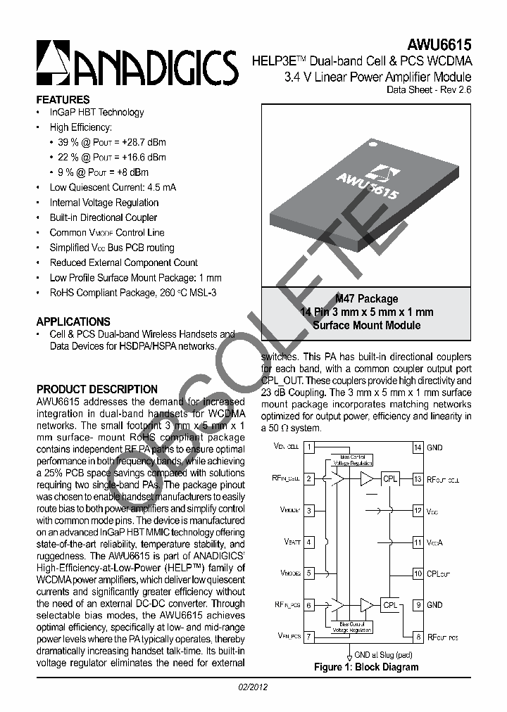 AWU6615_5325948.PDF Datasheet