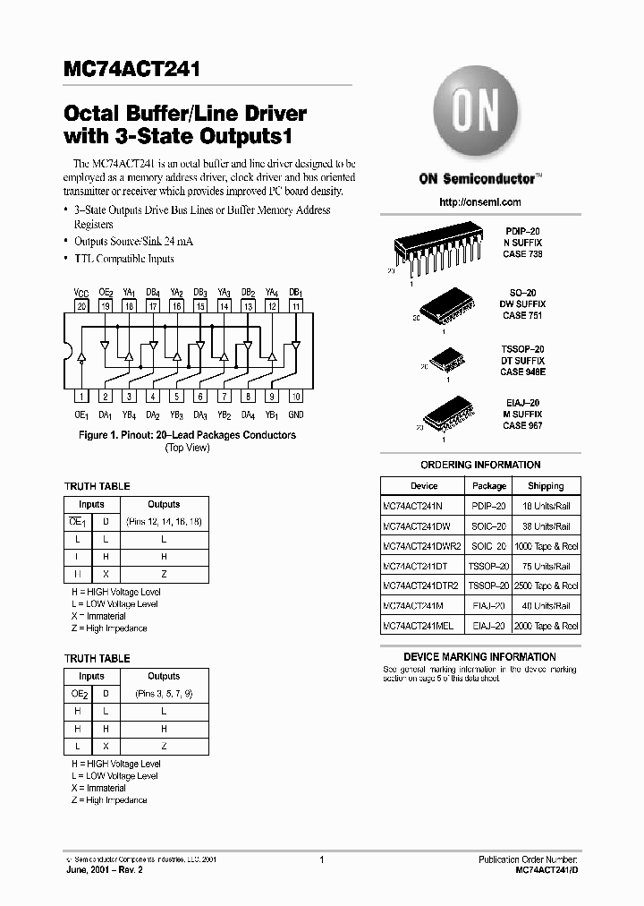 MC74ACT241-D_5337120.PDF Datasheet