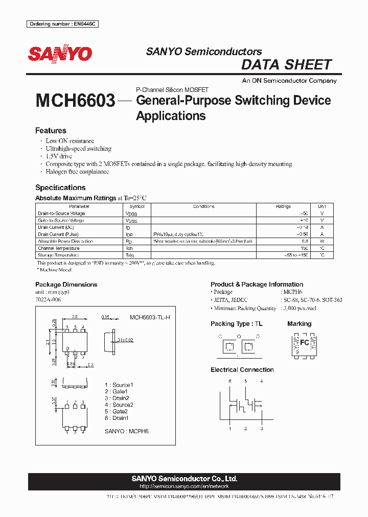 MCH6603-TL-H_5343170.PDF Datasheet