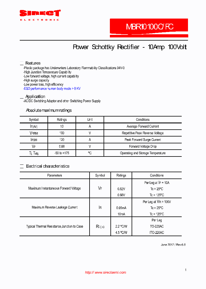 MBR10100C_5351088.PDF Datasheet