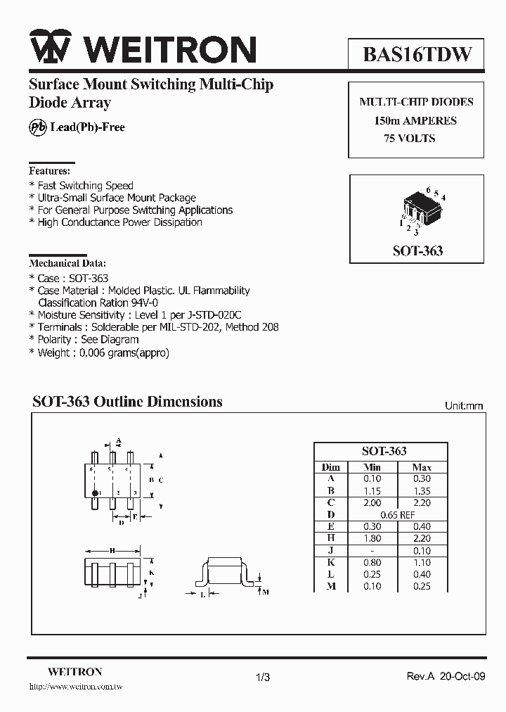 BAS16TDW09_5351128.PDF Datasheet