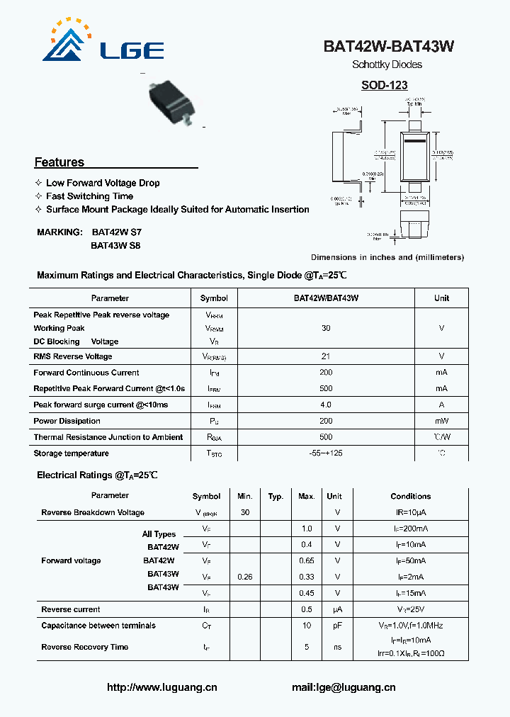 BAT42W_5353037.PDF Datasheet