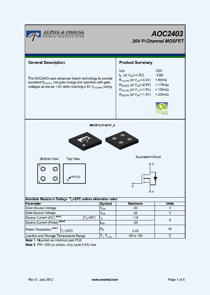 AOC2403_5368191.PDF Datasheet