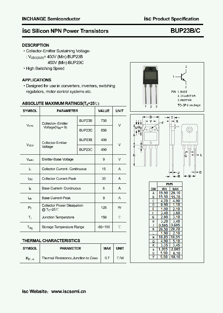 BUP23B_5370027.PDF Datasheet