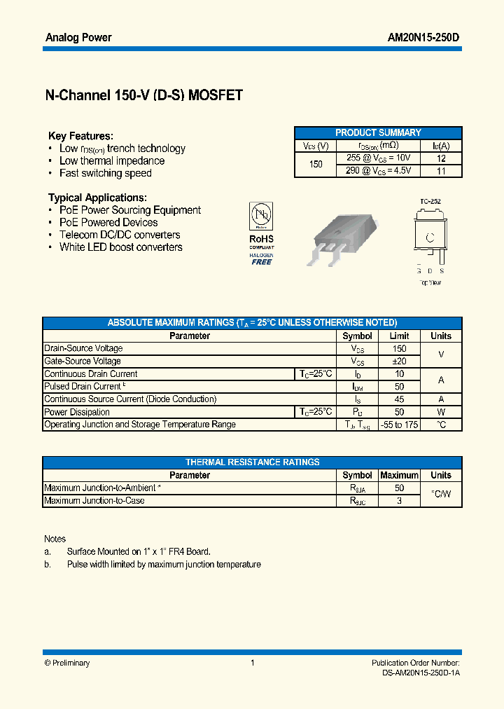 AM20N15-250D_5370576.PDF Datasheet