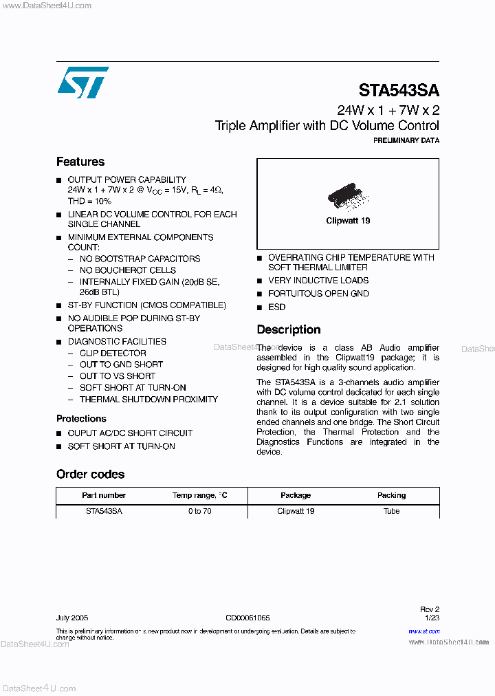 STA543SA_5375750.PDF Datasheet