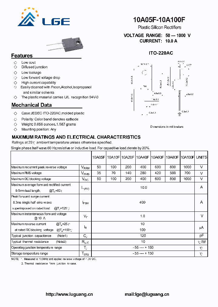 10A100F_5378616.PDF Datasheet