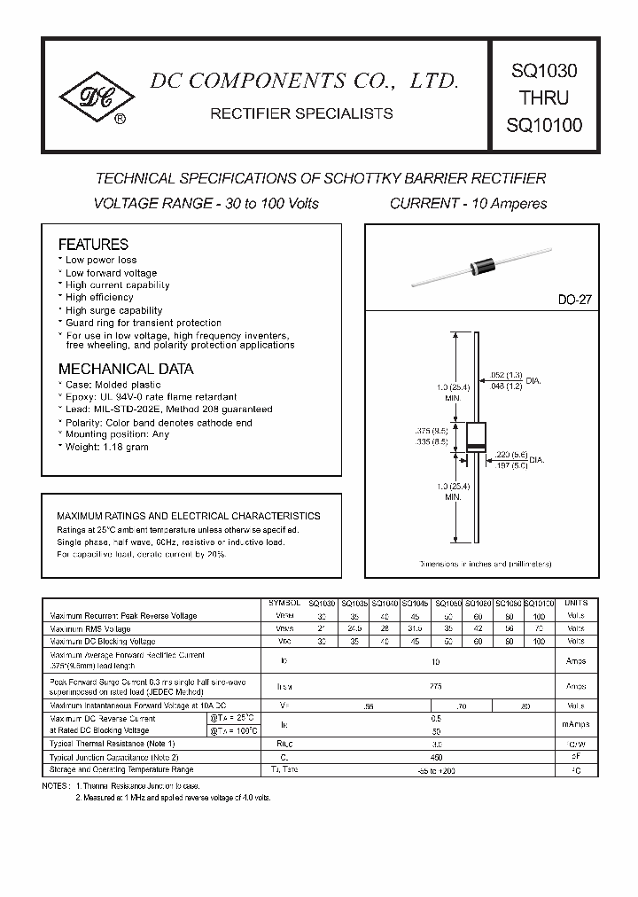 SQ10100_5381431.PDF Datasheet