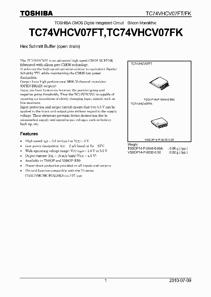 TC74VHCV07FK_5382261.PDF Datasheet