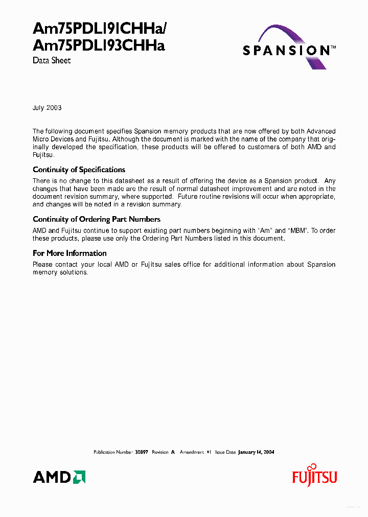 AM75PDL191CHHA_5384431.PDF Datasheet