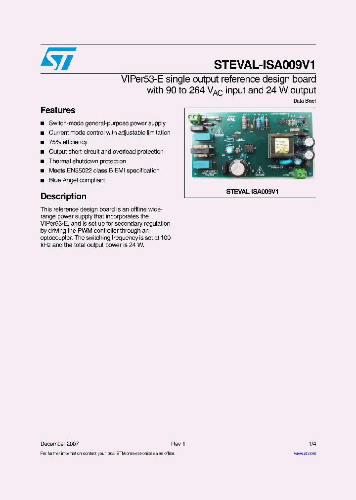 STEVAL-ISA009V1_5385447.PDF Datasheet