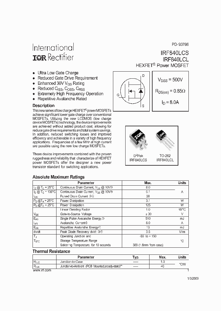 IRF840LCL_5389839.PDF Datasheet