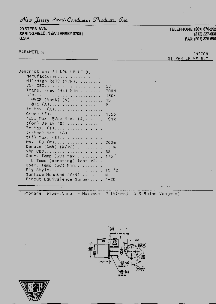 2N2708_5391288.PDF Datasheet