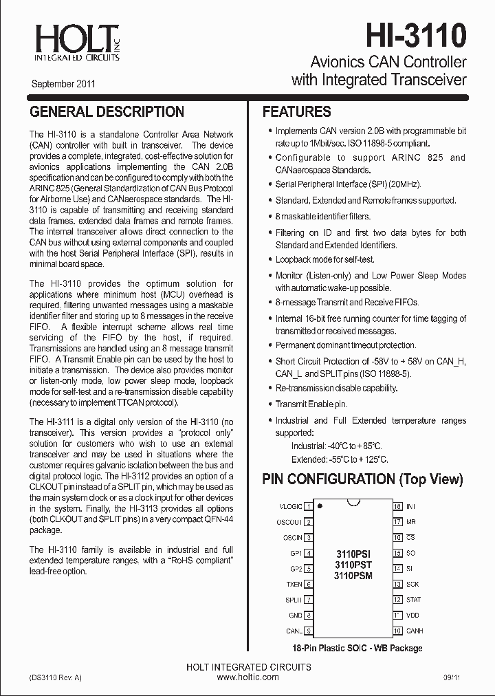 HI-3110_5392617.PDF Datasheet