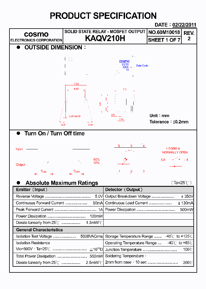 KAQV210H11_5408459.PDF Datasheet