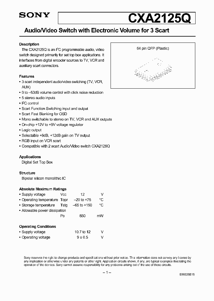 CXA2125Q_5412001.PDF Datasheet