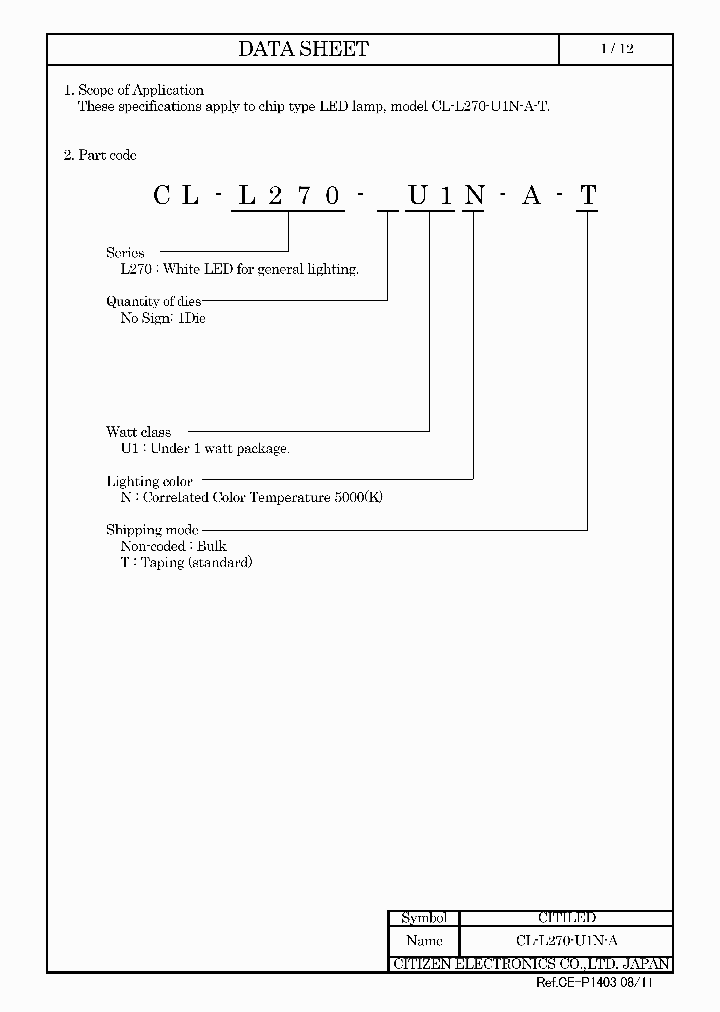 CL-L270-U1N-A_5412401.PDF Datasheet