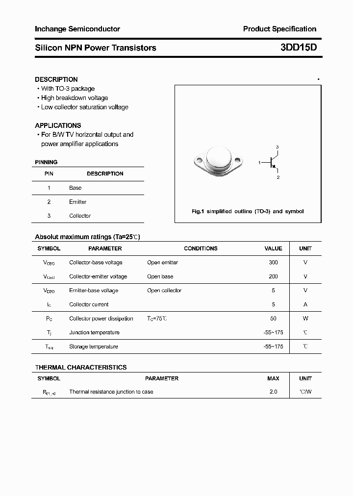 3DD15D_5413051.PDF Datasheet