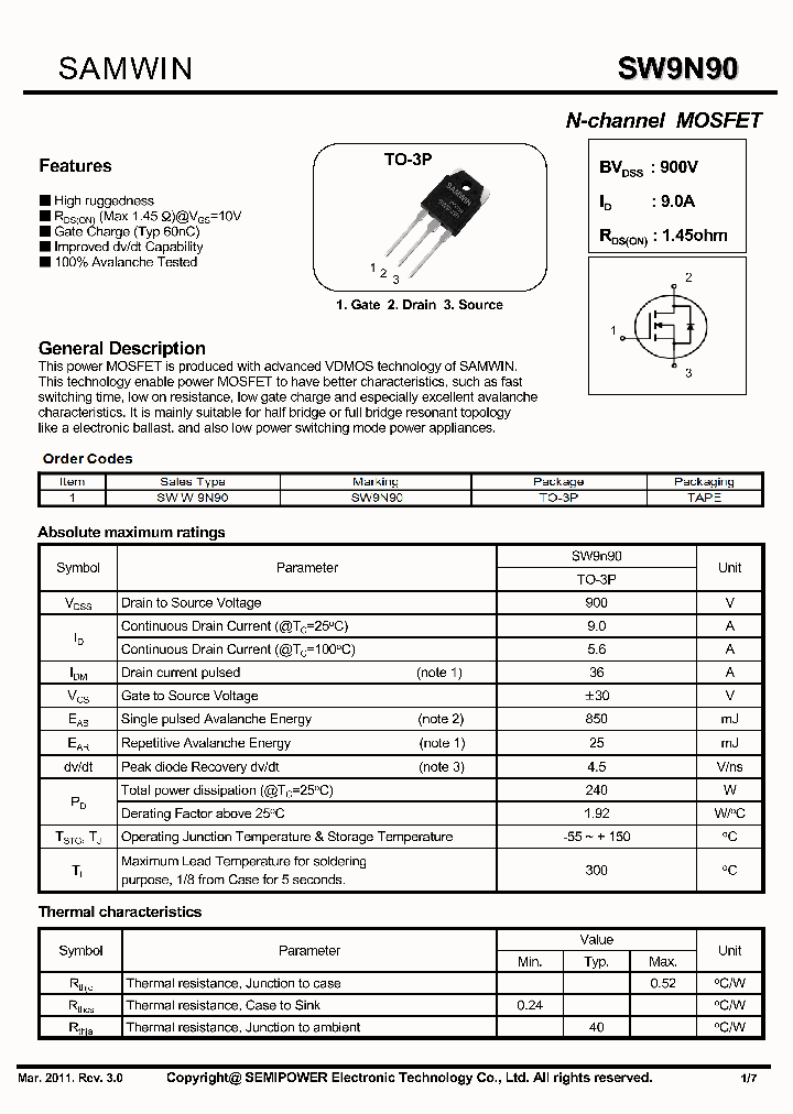 SW9N90_5413624.PDF Datasheet