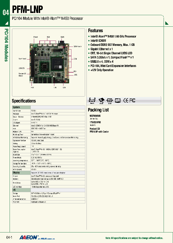 PFM-LNP_5417789.PDF Datasheet