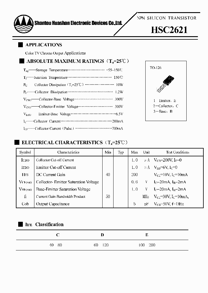 HSC2621_5420286.PDF Datasheet