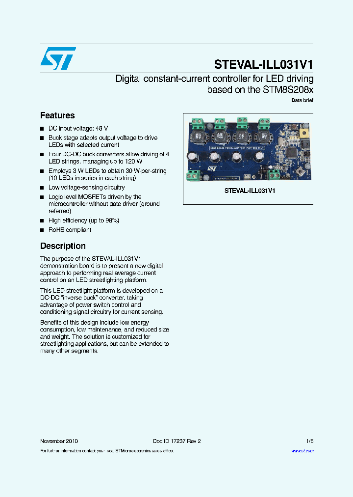 STEVAL-ILL031V1_5425725.PDF Datasheet