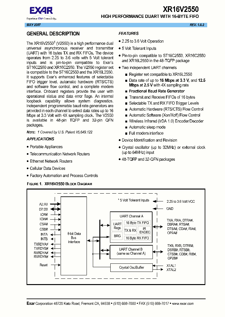 XR16V255007_5428804.PDF Datasheet