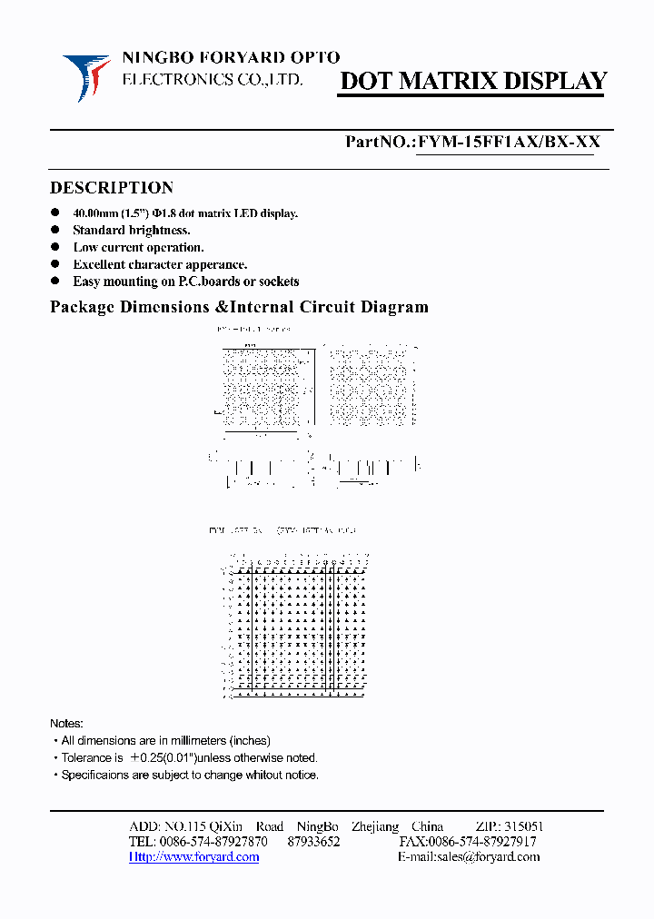FYM-15FF1AX-0_5448349.PDF Datasheet