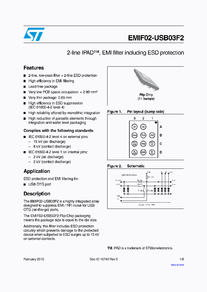 EMIF02-USB03F210_5485030.PDF Datasheet